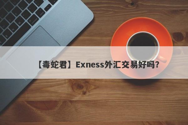 【毒蛇君】Exness外汇交易好吗？
