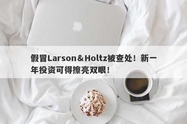 假冒Larson＆Holtz被查处！新一年投资可得擦亮双眼！