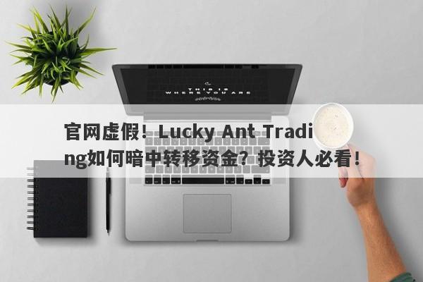 官网虚假！Lucky Ant Trading如何暗中转移资金？投资人必看！