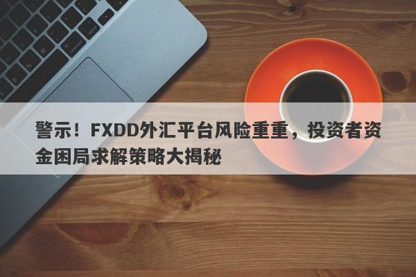 警示！FXDD外汇平台风险重重，投资者资金困局求解策略大揭秘