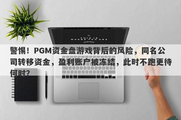 警惕！PGM资金盘游戏背后的风险，同名公司转移资金，盈利账户被冻结，此时不跑更待何时？