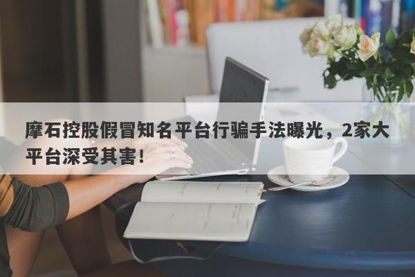 摩石控股假冒知名平台行骗手法曝光，2家大平台深受其害！