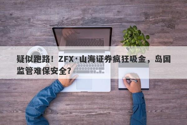 疑似跑路！ZFX·山海证券疯狂吸金，岛国监管难保安全？