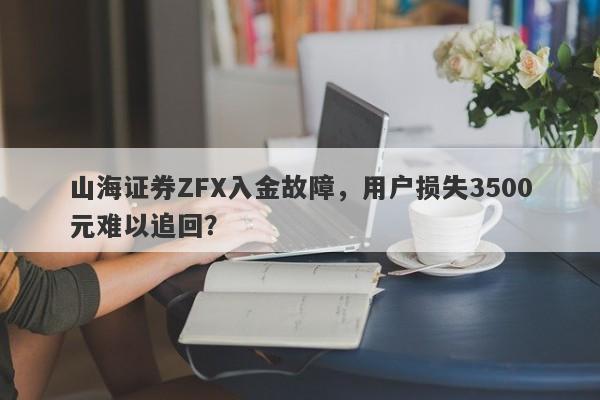 山海证券ZFX入金故障，用户损失3500元难以追回？