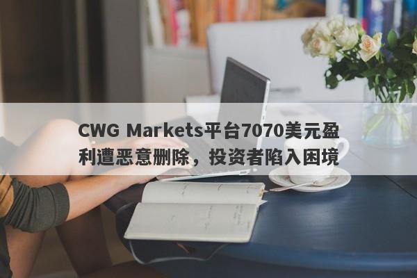 CWG Markets平台7070美元盈利遭恶意删除，投资者陷入困境