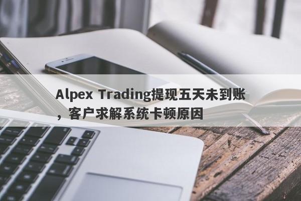 Alpex Trading提现五天未到账，客户求解系统卡顿原因