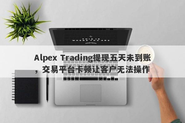 Alpex Trading提现五天未到账，交易平台卡顿让客户无法操作