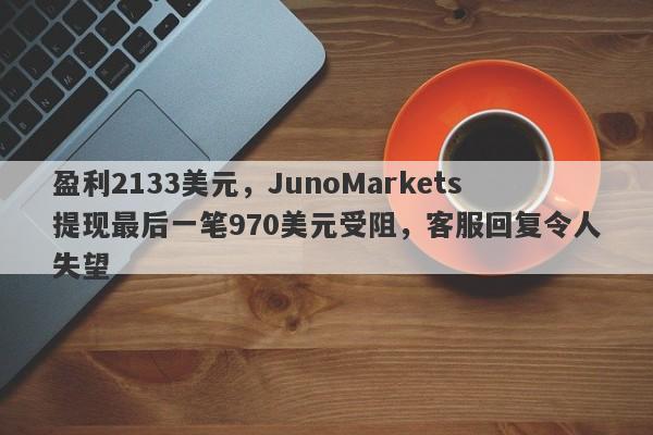 盈利2133美元，JunoMarkets提现最后一笔970美元受阻，客服回复令人失望