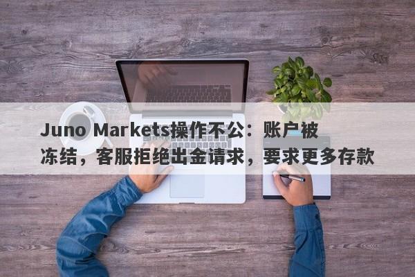 Juno Markets操作不公：账户被冻结，客服拒绝出金请求，要求更多存款